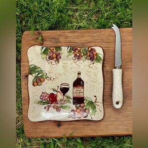 VTG Loren Home Trends Ceramic Charcuterie Plate Elite Collection by Lorenzo